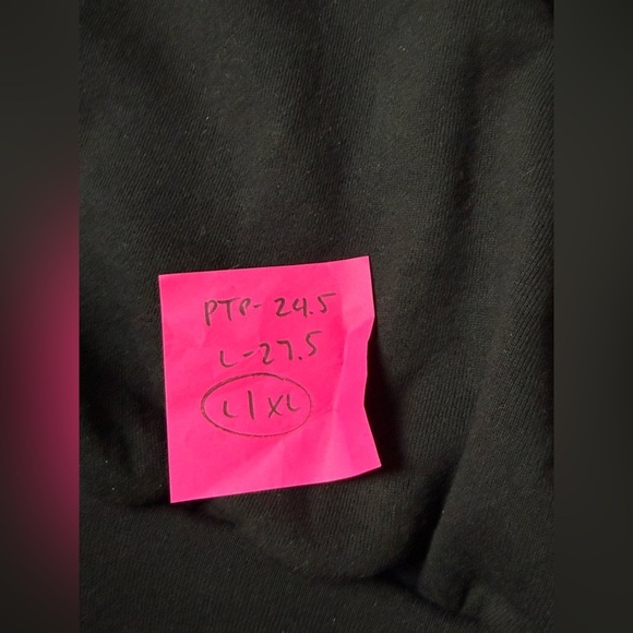 VTG Logo Athletic Philadelphia Eagles Sweatshirt Crewneck Pullover Black L XL - Picture 8 of 9